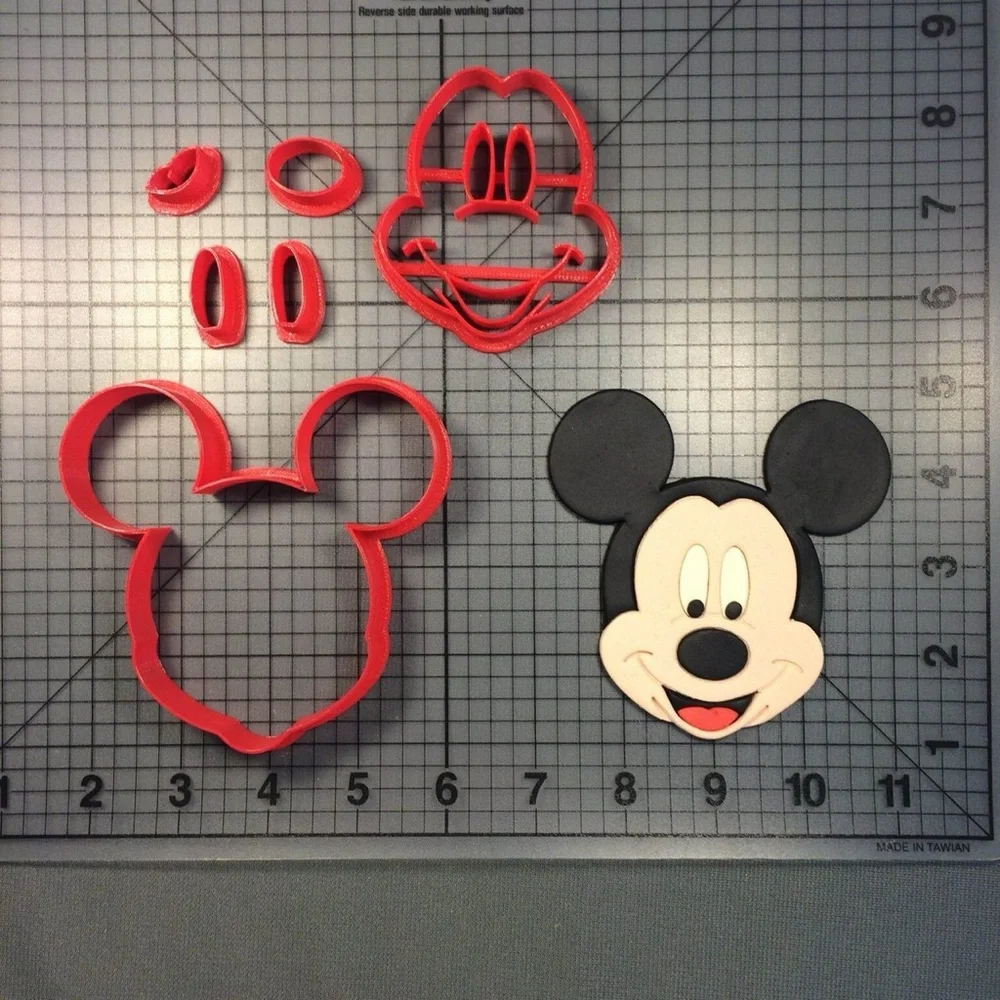 Disney Mickey Mouse Cookie/Fondant Cutter Set 4”